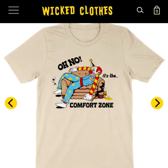 Comfort Zone Tee - Picture 1 of 2